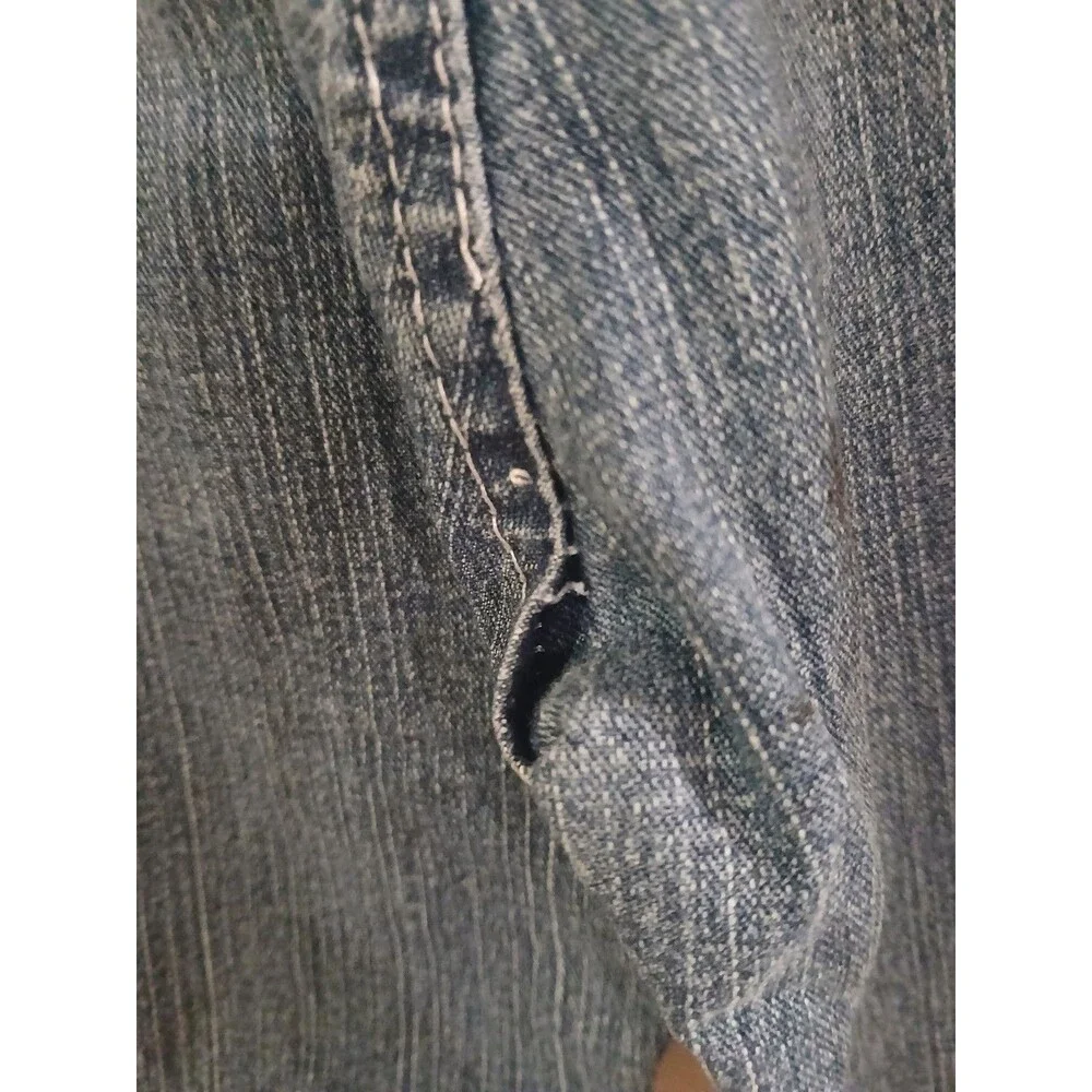 S.W.A.K. Girls Jeans Size 8 Heart Pockets Embroidered Retro Y2K - Picture 10 of 10